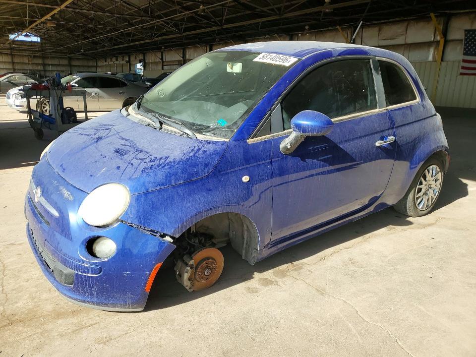2013 Fiat 500 მანქანა იყიდება აუქციონზე, vin: 3C3CFFAR5DT531462, აუქციონის ნომერი: 58140596