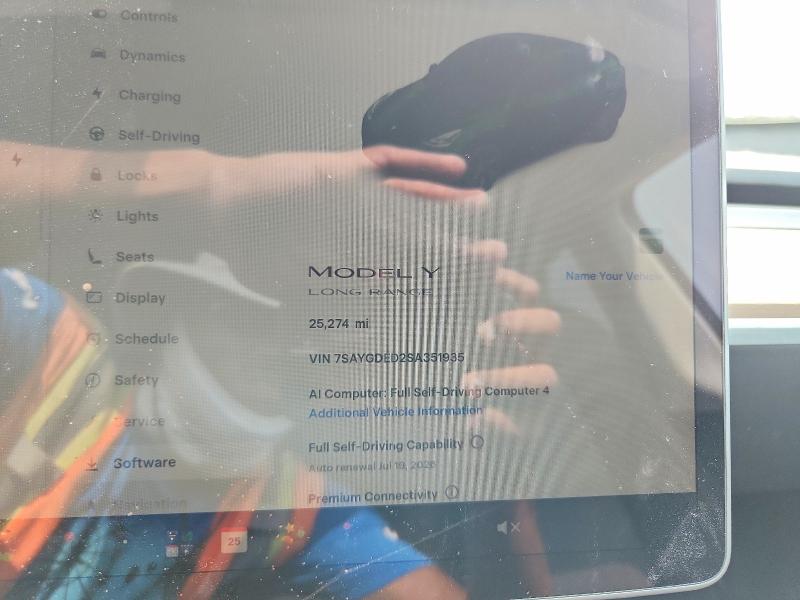 Aukcja sprzedaży 2025 Tesla Model Y, vin: 7SAYGDED2SA351935, numer aukcji: 58636156