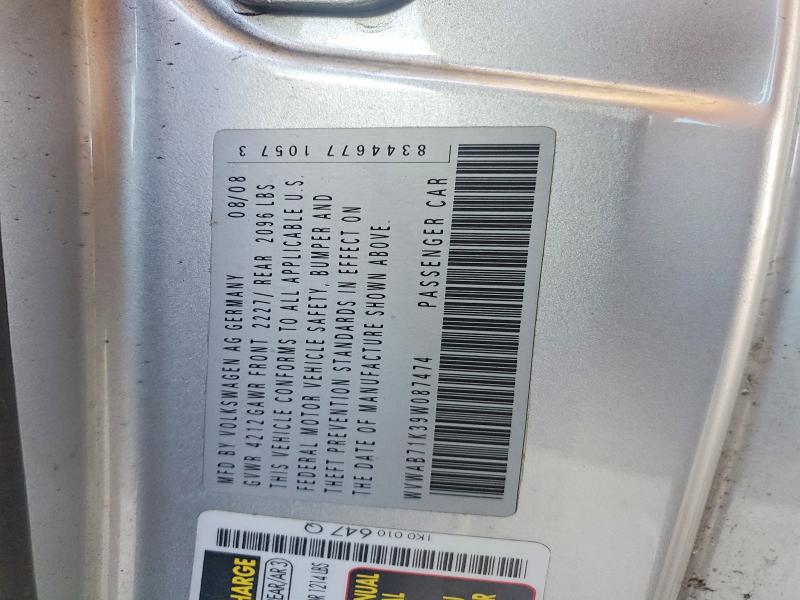 Продажа на аукционе авто 2009 Volkswagen Rabbit, vin: WVWAB71K39W087474, номер лота: 58279016