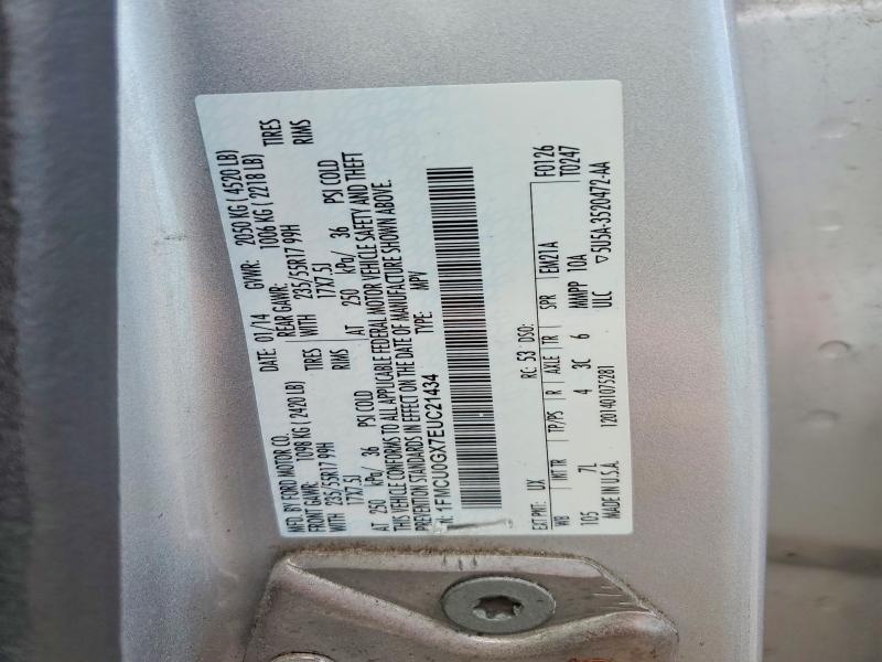 Продажа на аукционе авто 2014 Ford Escape, vin: 1FMCU0GX7EUC21434, номер лота: 57928116