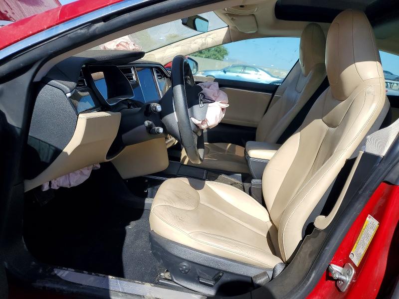 56838786 :رقم المزاد ، 5YJSA1H10FFP77099 vin ، 2015 Tesla Model S مزاد بيع