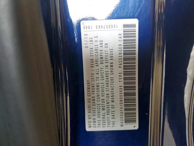 Продаж на аукціоні авто 2013 Audi S5, vin: WAUVGAFH1DN009686, номер лоту: 55520756