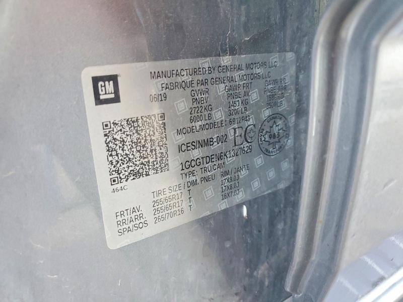 Продаж на аукціоні авто 2019 Chevrolet Colorado, vin: 1GCGTDEN6K1327629, номер лоту: 55412126