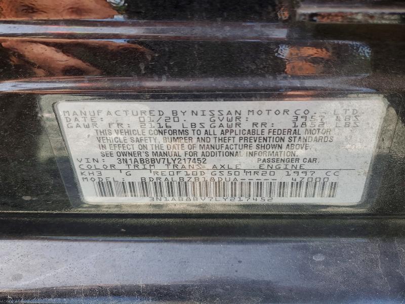 Продаж на аукціоні авто 2020 Nissan Sentra, vin: 3N1AB8BV7LY217452, номер лоту: 58742276
