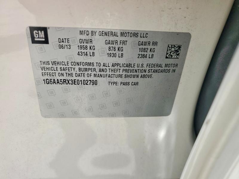 Продаж на аукціоні авто 2014 Cadillac Ats, vin: 1G6AA5RX3E0102790, номер лоту: 57152986