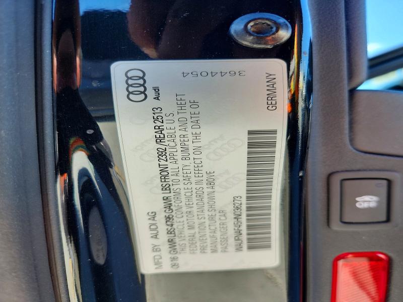 Aukcja sprzedaży 2017 Audi A4, vin: WAUFNAF45HN036273, numer aukcji: 56848776