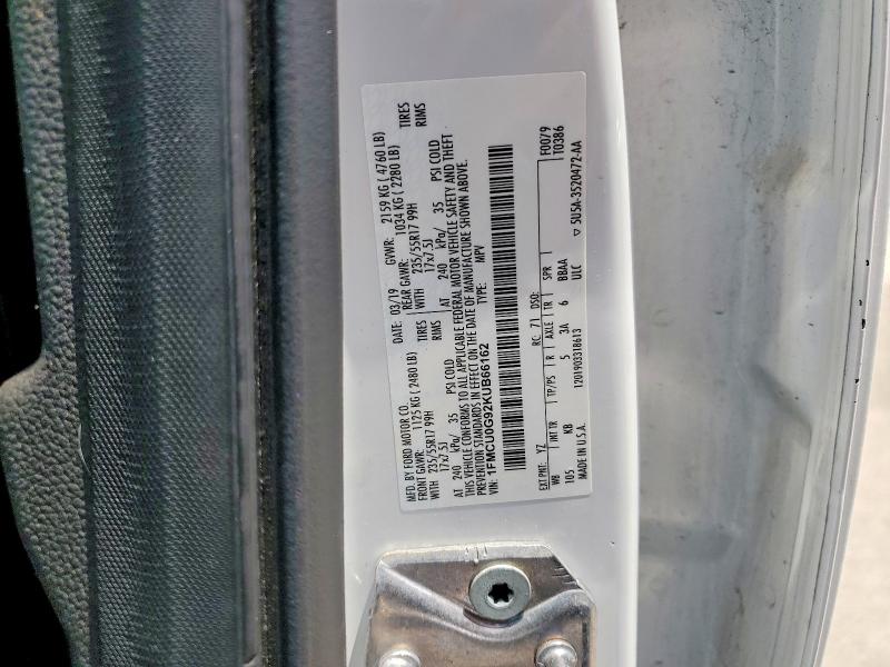 Продаж на аукціоні авто 2019 Ford Escape, vin: 1FMCU0G92KUB66162, номер лоту: 55776436