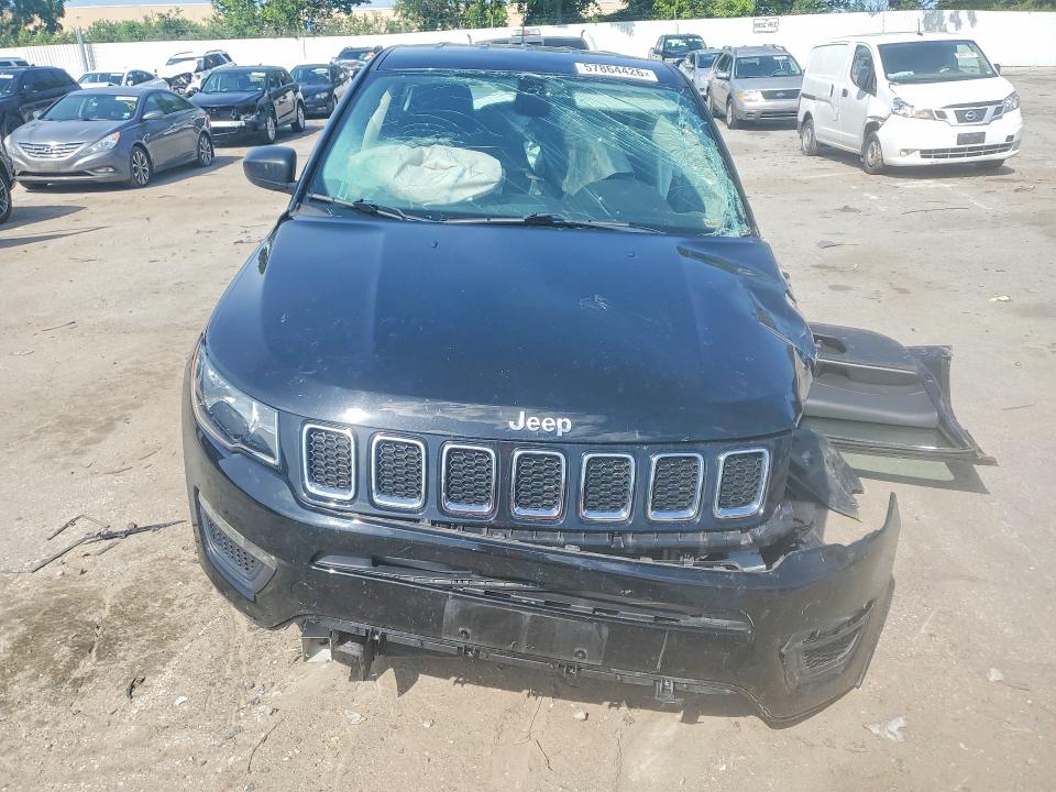 2021 Jeep Compass მანქანა იყიდება აუქციონზე, vin: 3C4NJCAB1MT548960, აუქციონის ნომერი: 57864426