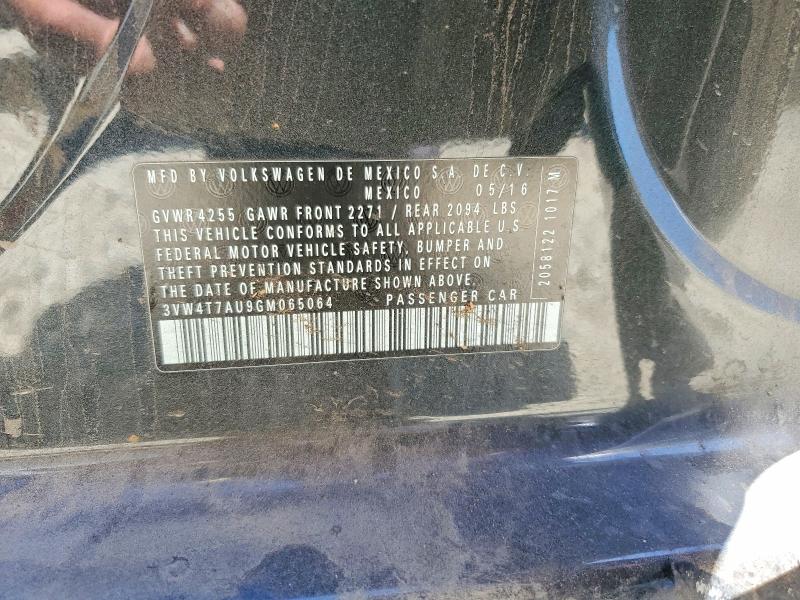 56474276 :رقم المزاد ، 3VW4T7AU9GM065064 vin ، 2016 Volkswagen Gti مزاد بيع