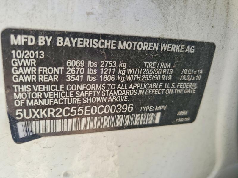 Aukcja sprzedaży 2014 Bmw X5, vin: 5UXKR2C55E0C00396, numer aukcji: 57871166