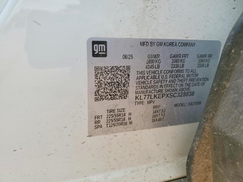 Продаж на аукціоні авто 2025 Chevrolet Trax, vin: KL77LKEPXSC328838, номер лоту: 56965366