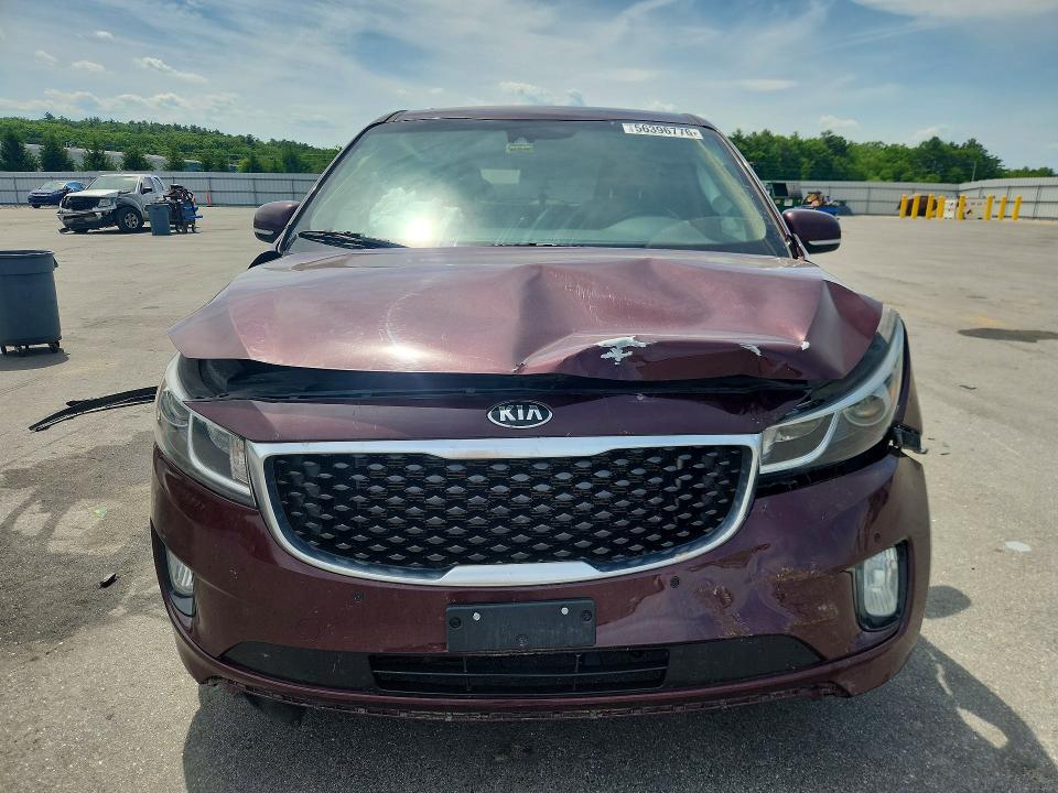 56396776 :رقم المزاد ، KNDMC5C11H6336632 vin ، 2017 Kia Sedona مزاد بيع