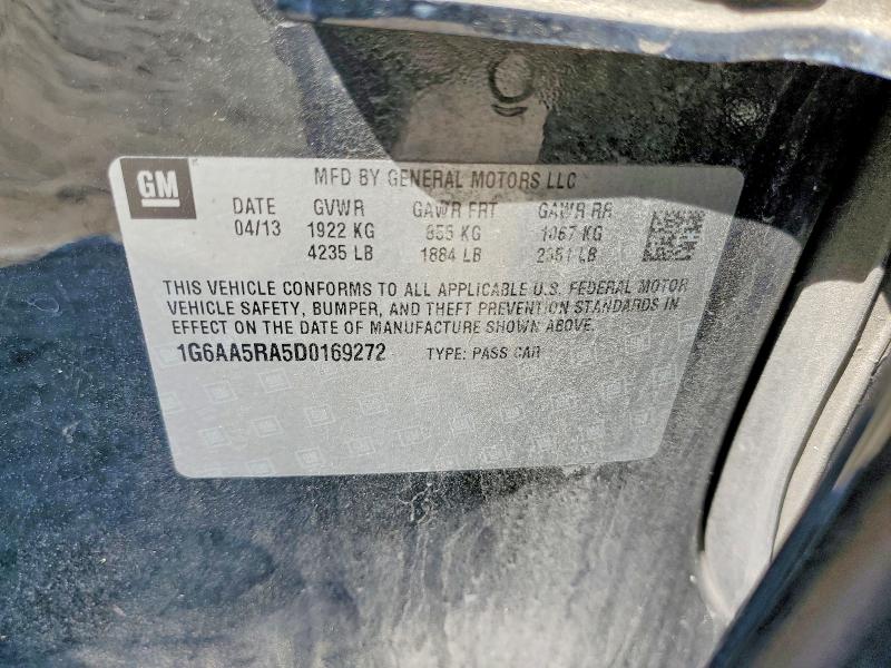 Aukcja sprzedaży 2013 Cadillac Ats, vin: 1G6AA5RA5D0169272, numer aukcji: 57253786