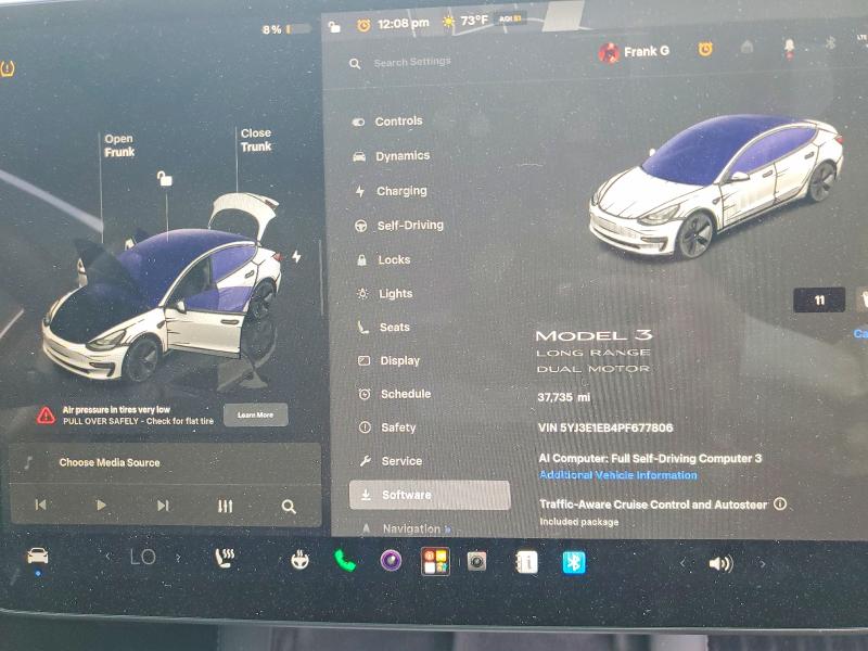 Aukcja sprzedaży 2023 Tesla Model 3, vin: 5YJ3E1EB4PF677806, numer aukcji: 59356306