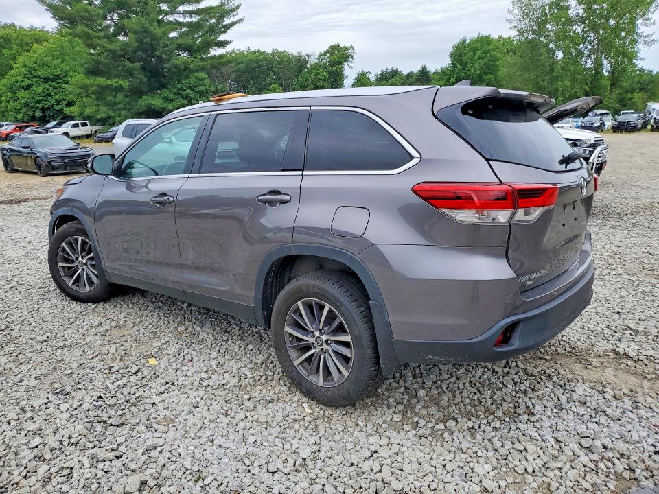 2019 Toyota Highlander მანქანა იყიდება აუქციონზე, vin: 5TDJZRFH1KS700363, აუქციონის ნომერი: 57814946