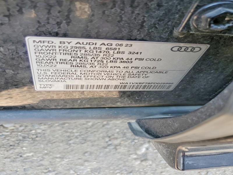 58323206 :رقم المزاد ، WA1VXBF79PD025896 vin ، 2023 Audi Q7 مزاد بيع