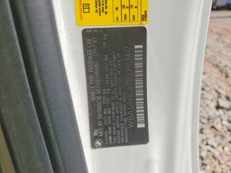 Продаж на аукціоні авто 2011 Bmw 128, vin: WBAUN1C53BVH83417, номер лоту: 54537746