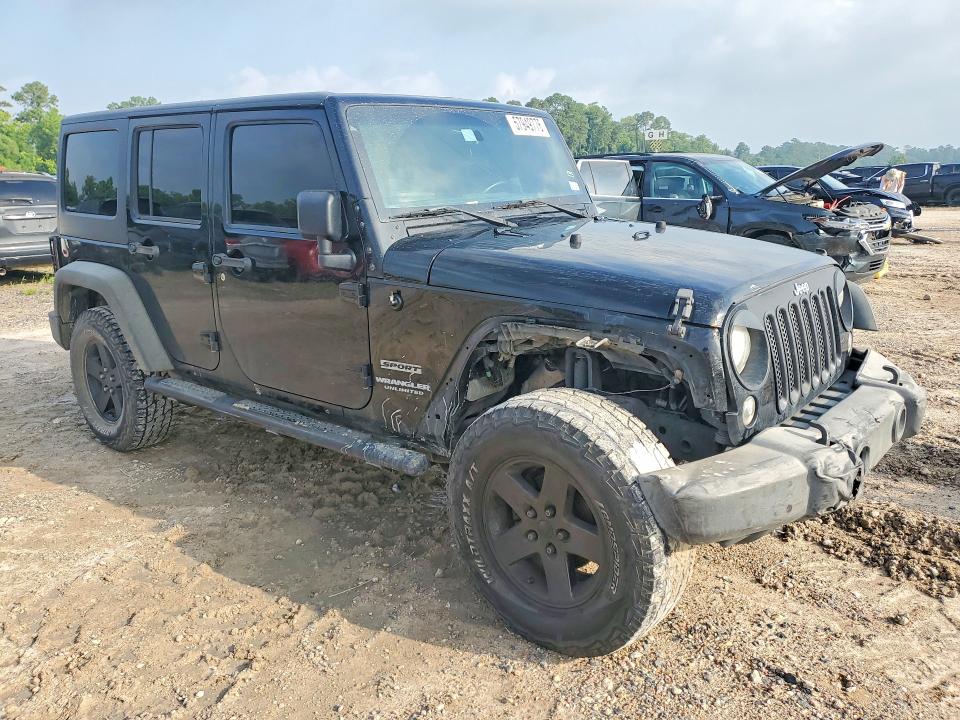 2015 Jeep Wrangler Unlimited მანქანა იყიდება აუქციონზე, vin: 1C4HJWDG0FL740858, აუქციონის ნომერი: 57949776