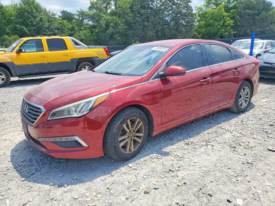 2015 Hyundai Sonata მანქანა იყიდება აუქციონზე, vin: 5NPE24AF7FH001989, აუქციონის ნომერი: 57003036
