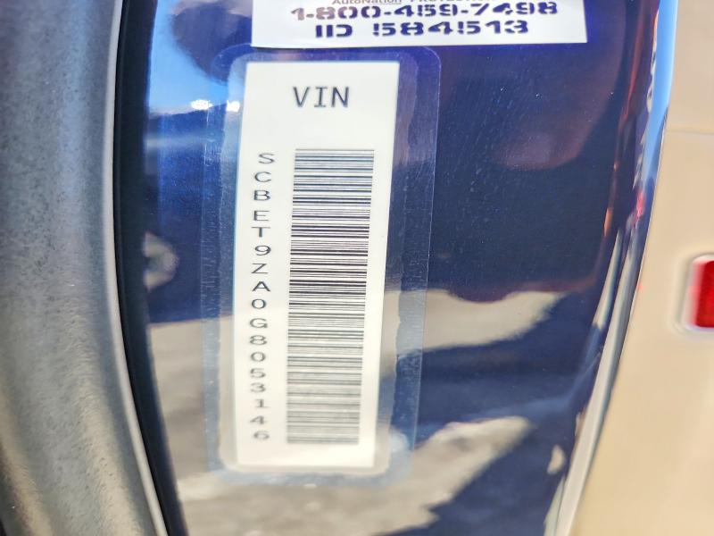 58577866 :رقم المزاد ، SCBET9ZA0G8053146 vin ، 2016 Bentley Flying Spur مزاد بيع