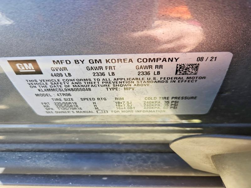 Aukcja sprzedaży 2022 Buick Encore Gx, vin: KL4MMCSL9NB055048, numer aukcji: 55553466