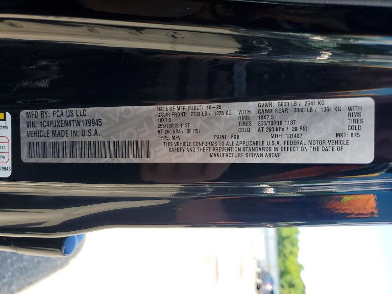 Продажа на аукционе авто 2026 Jeep Wrangler, vin: 1C4PJXEN4TW179945, номер лота: 57312276