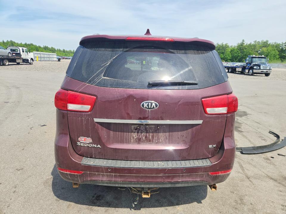 56396776 :رقم المزاد ، KNDMC5C11H6336632 vin ، 2017 Kia Sedona مزاد بيع