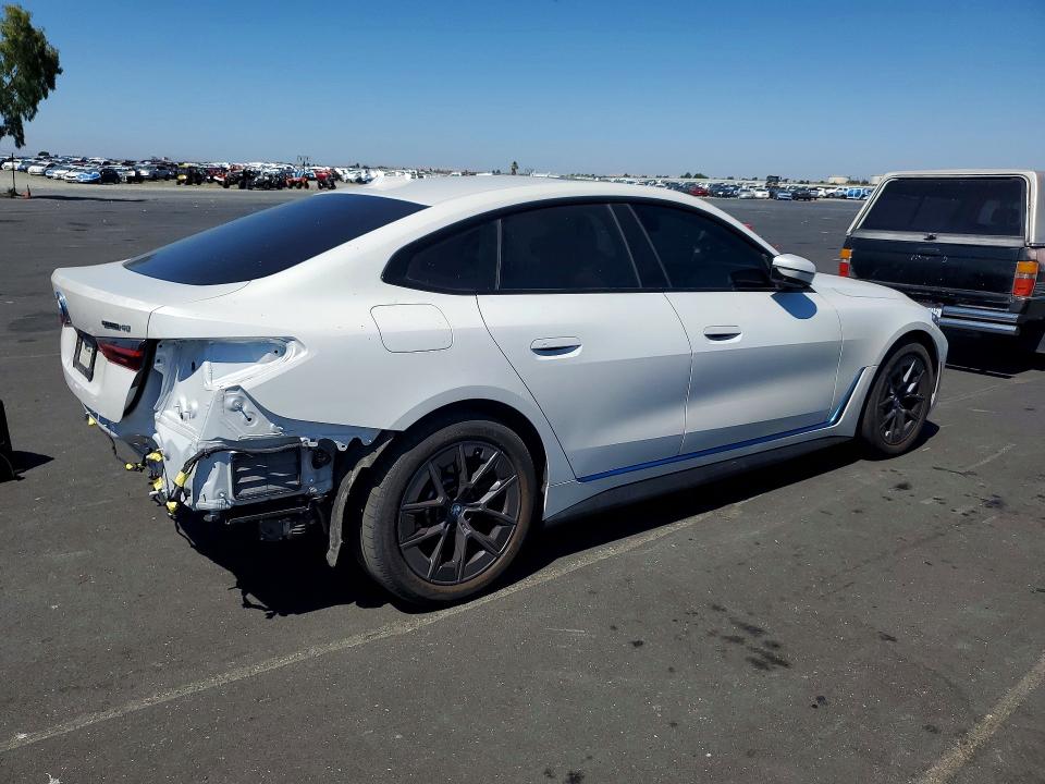 2022 Bmw I4 მანქანა იყიდება აუქციონზე, vin: WBY73AW09NFN03189, აუქციონის ნომერი: 58304236
