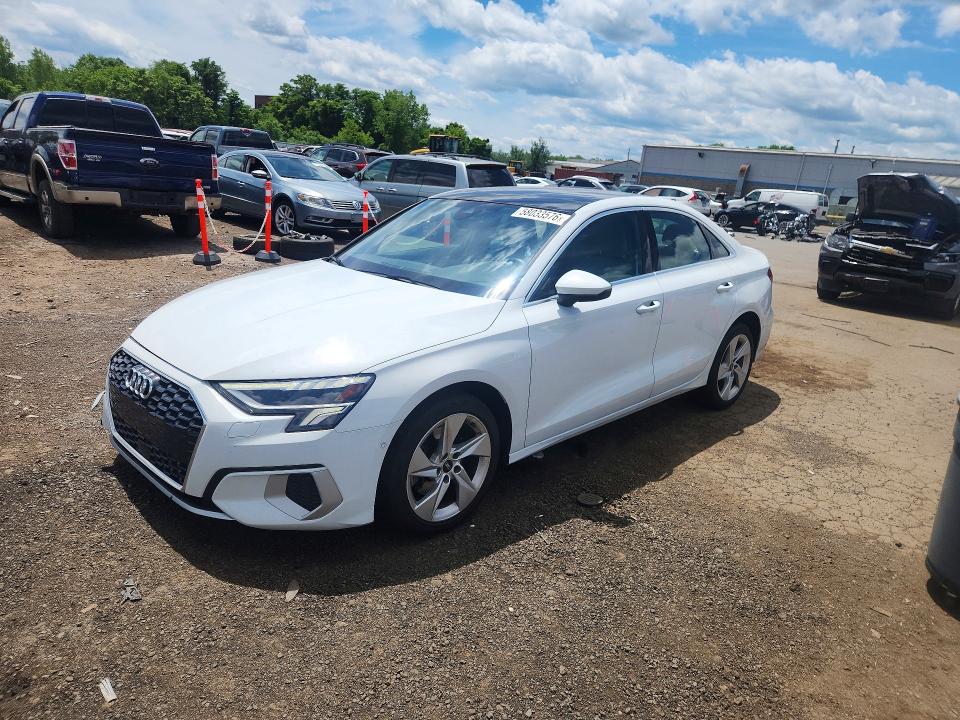 2023 Audi A3 მანქანა იყიდება აუქციონზე, vin: WAUGUDGY1PA071375, აუქციონის ნომერი: 58033576