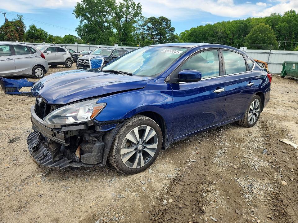 58656616 :رقم المزاد ، 3N1AB7AP0KY265130 vin ، 2019 Nissan Sentra مزاد بيع