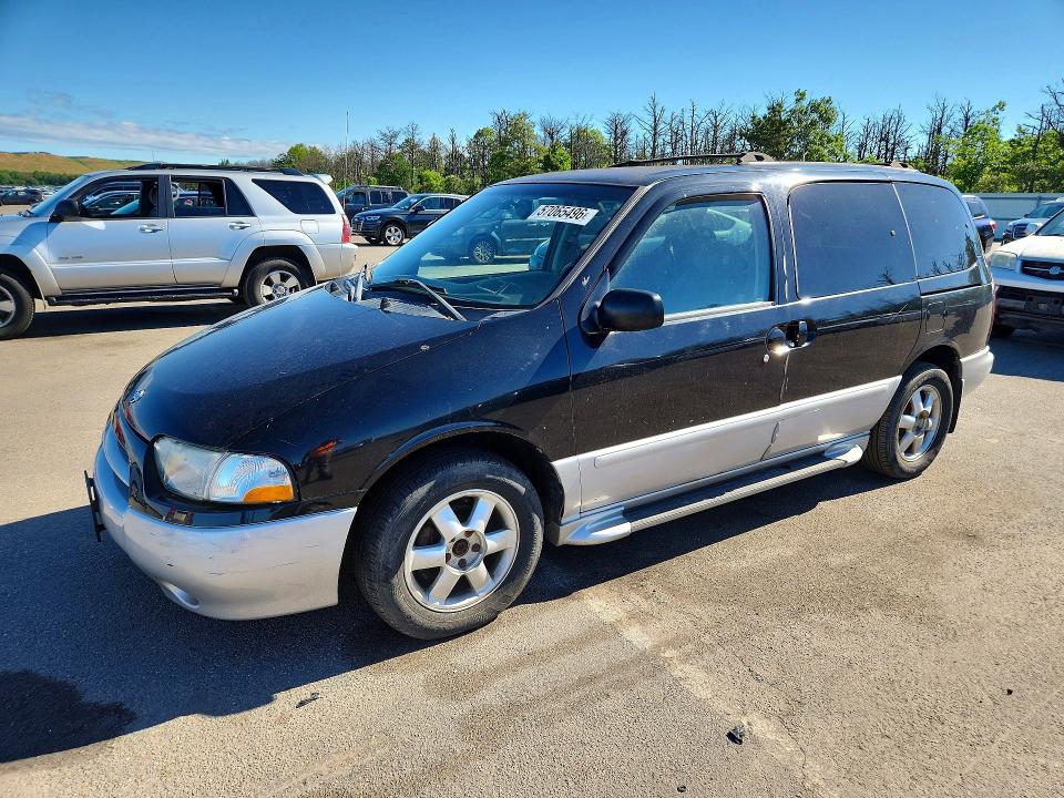 2001 Nissan Quest მანქანა იყიდება აუქციონზე, vin: 4N2ZN16T51D821456, აუქციონის ნომერი: 57065496