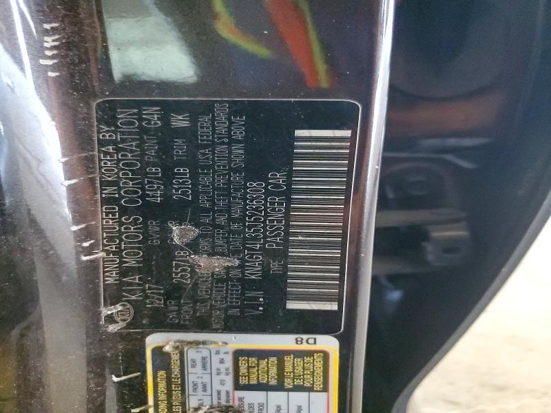 Aukcja sprzedaży 2018 Kia Optima, vin: KNAGT4L35J5236308, numer aukcji: 57093326