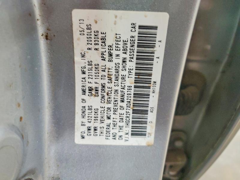 Продаж на аукціоні авто 2013 Honda Accord, vin: 1HGCR2F7XDA209766, номер лоту: 58249856