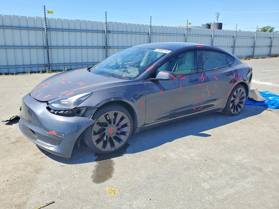 Продажа на аукционе авто 2022 Tesla Model 3, vin: 5YJ3E1EC6NF242033, номер лота: 58066116