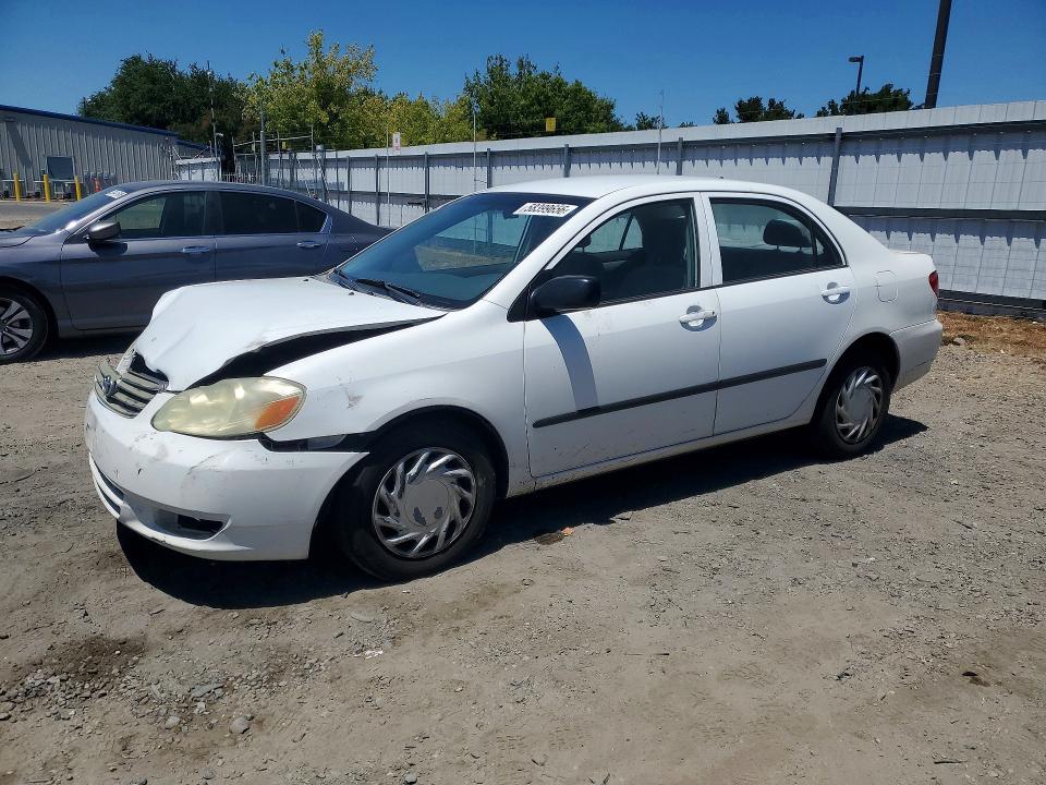 2003 Toyota Corolla მანქანა იყიდება აუქციონზე, vin: JTDBR32E030022321, აუქციონის ნომერი: 58399656
