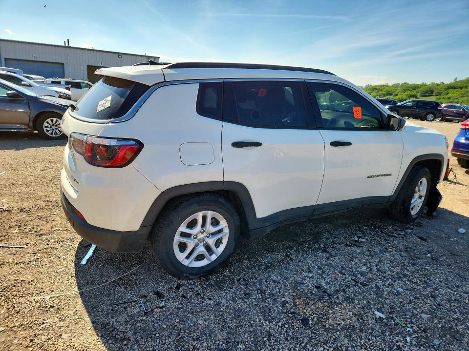 2020 Jeep Compass მანქანა იყიდება აუქციონზე, vin: 3C4NJCAB1LT169262, აუქციონის ნომერი: 58244106