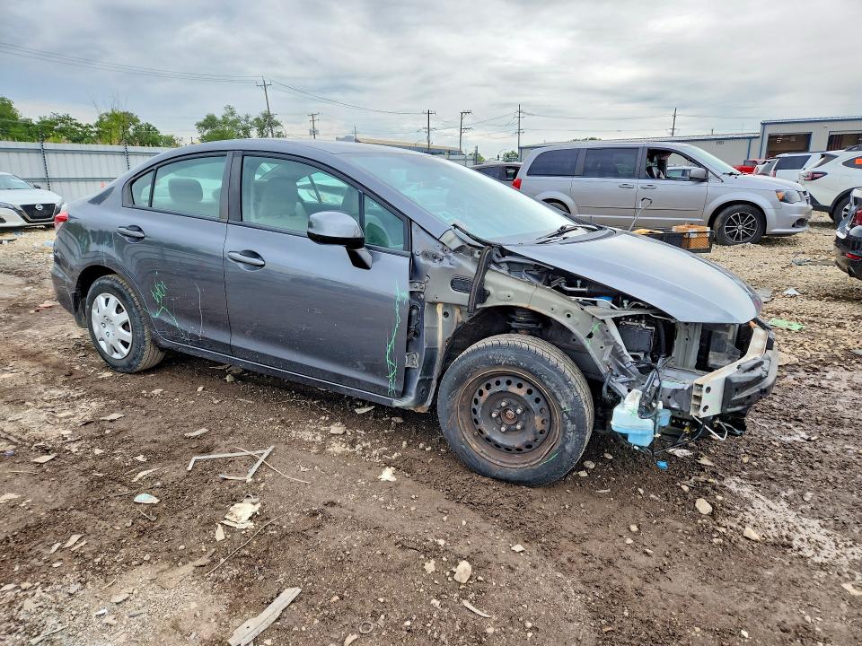2013 Honda Civic მანქანა იყიდება აუქციონზე, vin: 19XFB2F52DE025689, აუქციონის ნომერი: 59174776