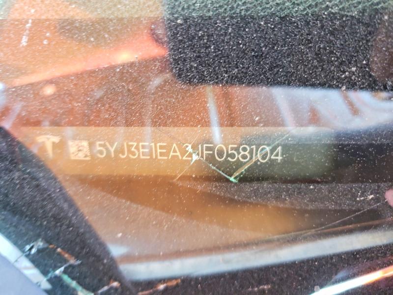 Aukcja sprzedaży 2018 Tesla Model 3, vin: 5YJ3E1EA2JF058104, numer aukcji: 58769456