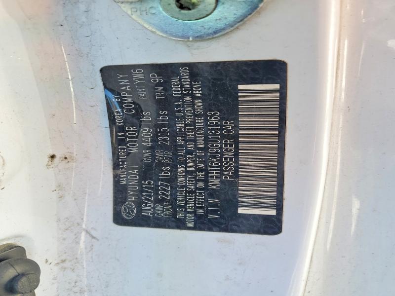 2016 Hyundai Genesis Coupe მანქანა იყიდება აუქციონზე, vin: KMHHT6KJ9GU131963, აუქციონის ნომერი: 56602106