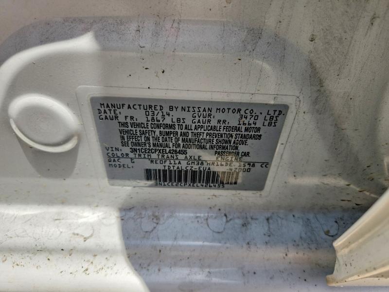 Продажа на аукционе авто 2014 Nissan Versa Note, vin: 3N1CE2CPXEL426455, номер лота: 41634996