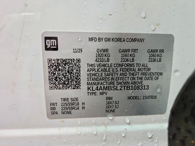 Продажа на аукционе авто 2026 Buick Encore Gx, vin: KL4AMBSL2TB108313, номер лота: 58322256