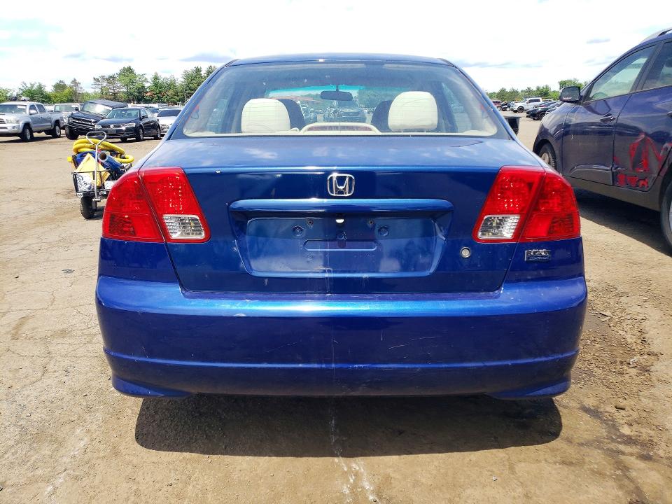 2004 Honda Civic მანქანა იყიდება აუქციონზე, vin: 2HGES163X4H585597, აუქციონის ნომერი: 58229426
