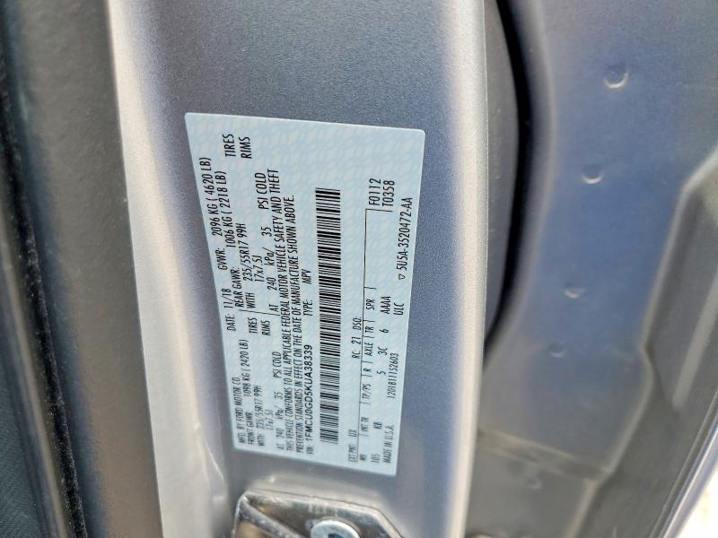 Aukcja sprzedaży 2019 Ford Escape, vin: 1FMCU0GD5KUA38339, numer aukcji: 56337536