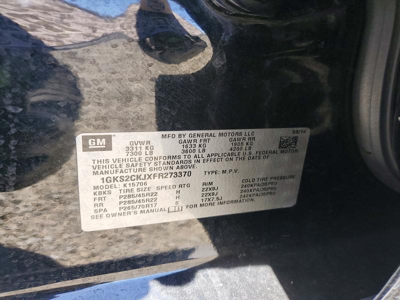 Продажа на аукционе авто 2015 Gmc Yukon, vin: 1GKS2CKJXFR273370, номер лота: 57073636