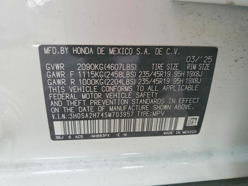 Продажа на аукционе авто 2025 Acura Adx, vin: 3HDSA2H74SM703957, номер лота: 55514926