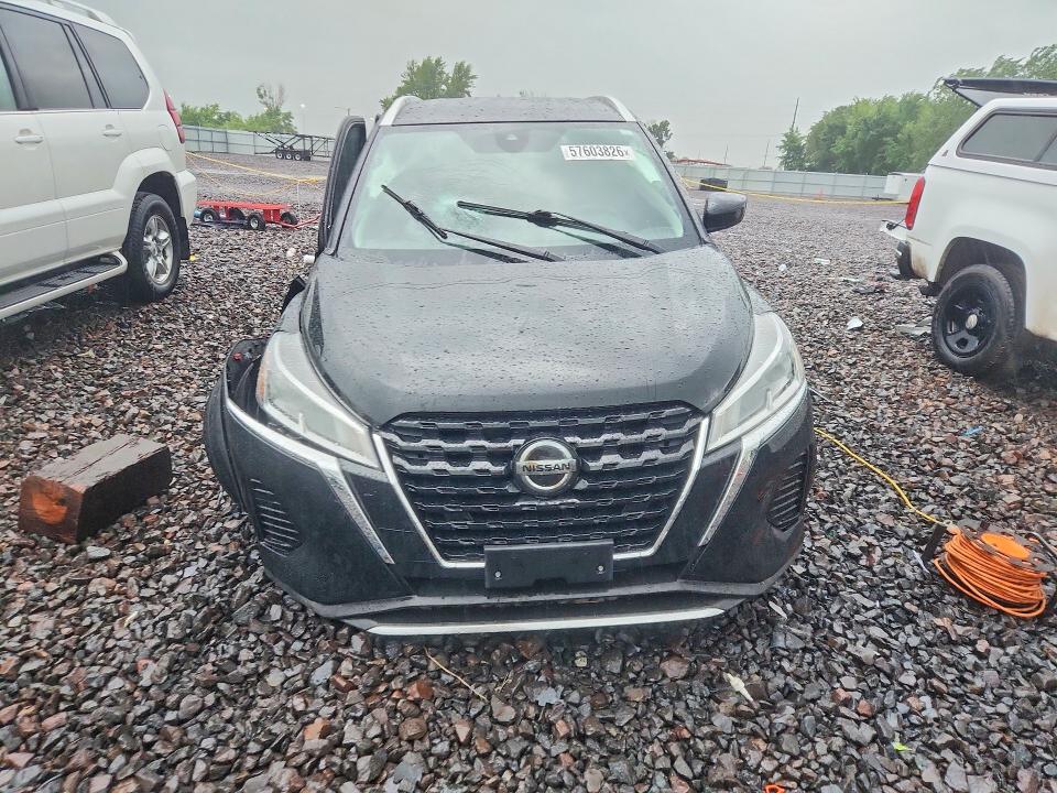 2021 Nissan Kicks მანქანა იყიდება აუქციონზე, vin: 3N1CP5CV7ML565144, აუქციონის ნომერი: 57603826