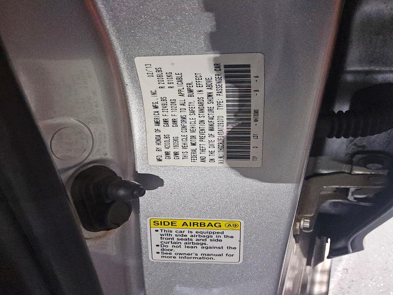 2013 Honda Accord მანქანა იყიდება აუქციონზე, vin: 1HGCR2F34DA129070, აუქციონის ნომერი: 54897206