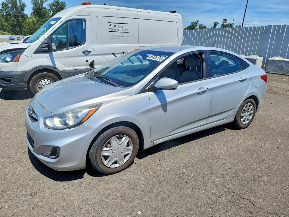 55425116 :رقم المزاد ، KMHCT4AE6EU758264 vin ، 2014 Hyundai Accent مزاد بيع