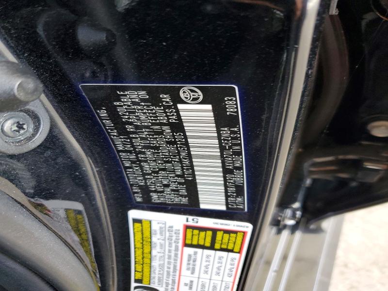 2021 Toyota Camry მანქანა იყიდება აუქციონზე, vin: 4T1C11AK7MU571205, აუქციონის ნომერი: 58650846