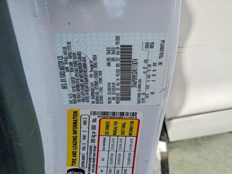 57481376 :رقم المزاد ، 3FA6P0HR5DR111874 vin ، 2013 Ford Fusion مزاد بيع